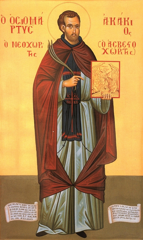 Ακάκιος ΄Αγιος ο Ασβεστοχωρίτης, 1 Μαίου